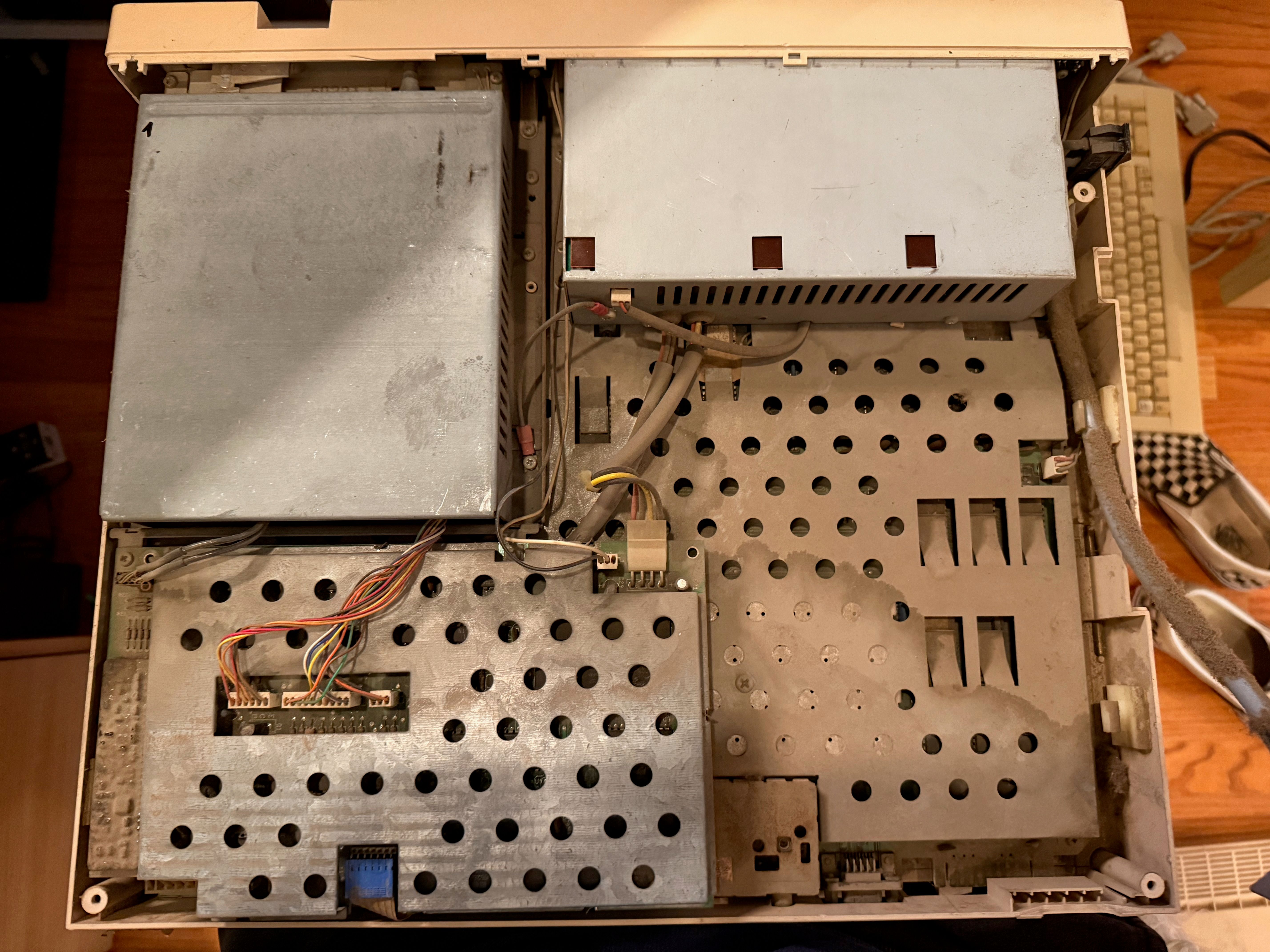 A dusty computer